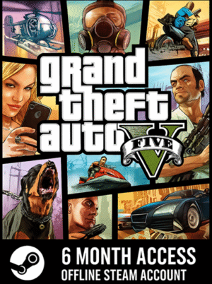 GTA V – Offline Steam Access | 1 User | 6 Months Validity | Story Mode